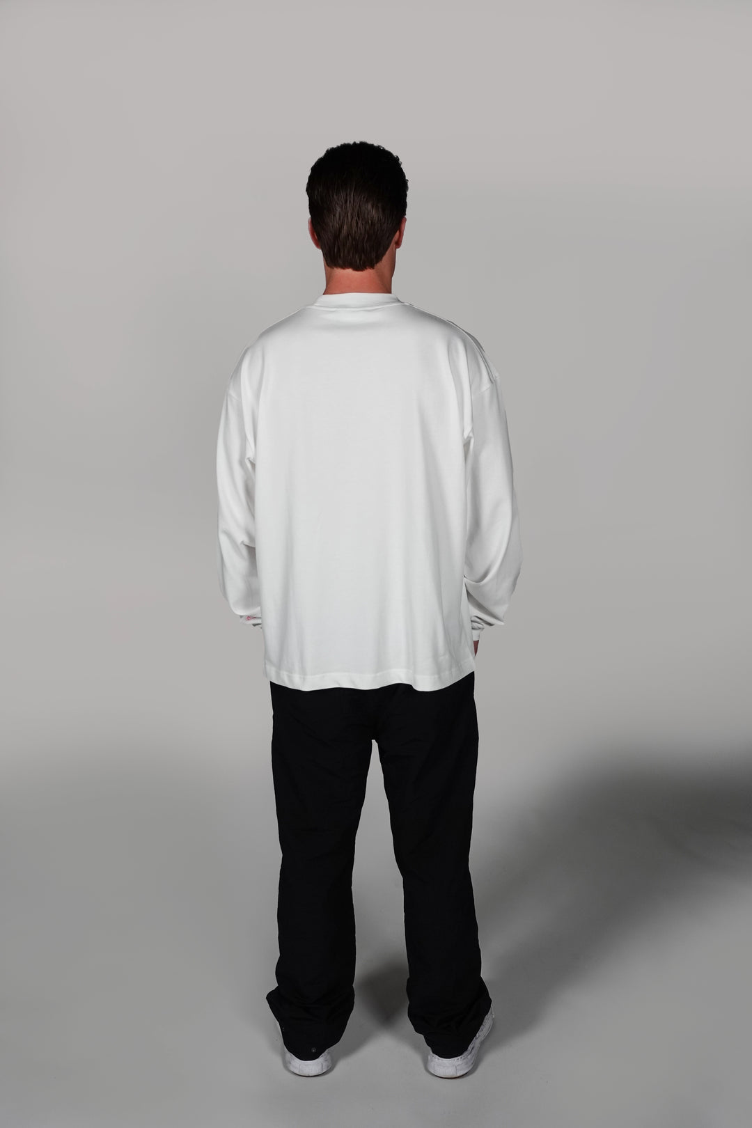 SELF VISION LONGSLEEVE T-SHIRT - WHITE