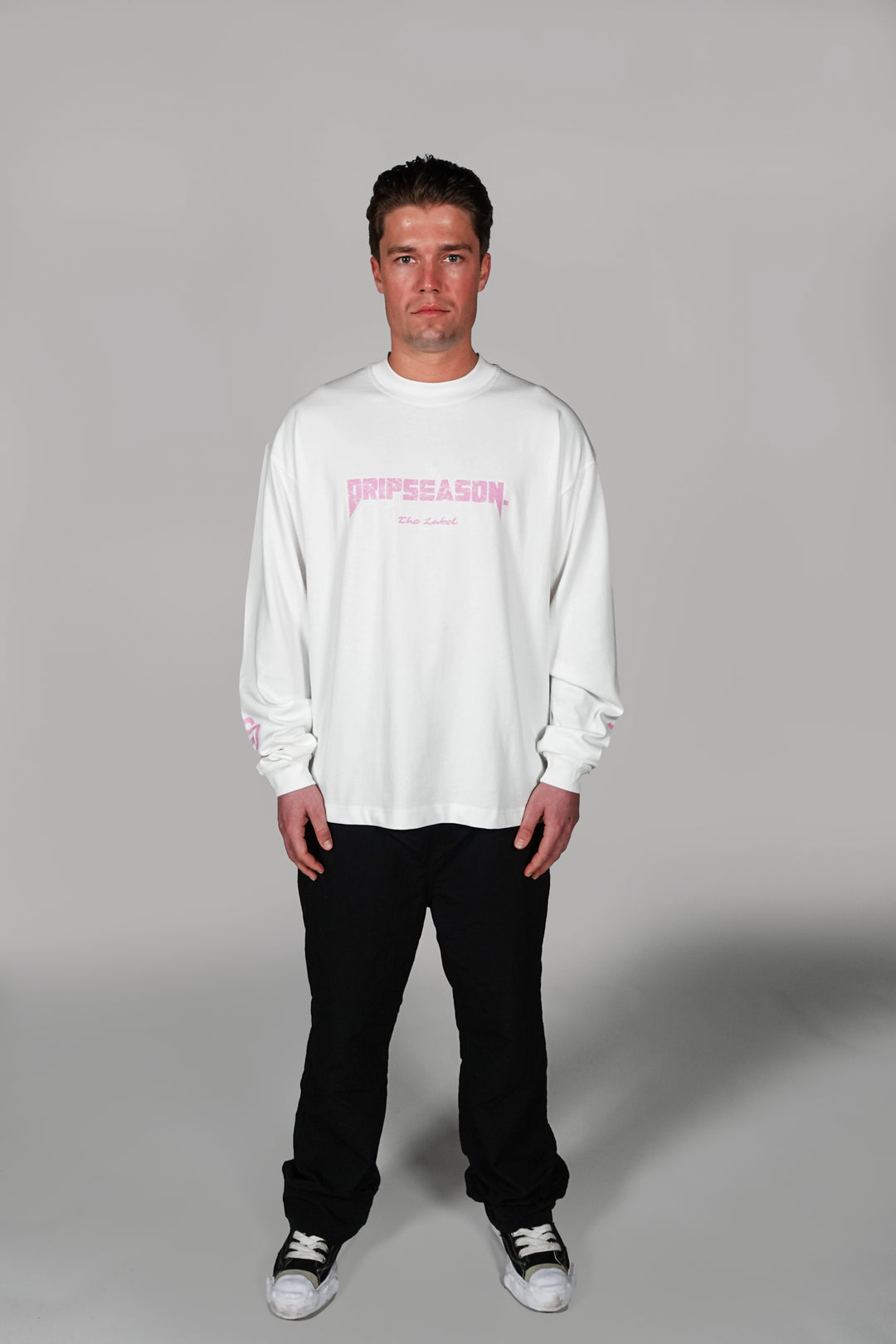 SELF VISION LONGSLEEVE T-SHIRT - WHITE
