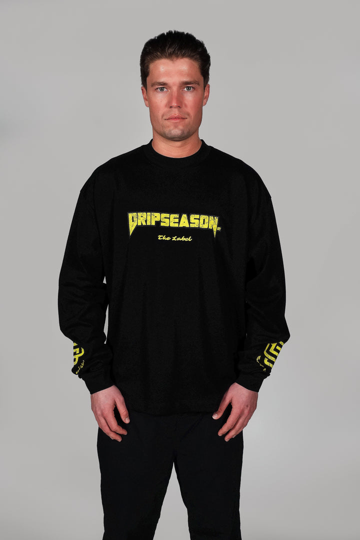 SELF VISION LONGSLEEVE T-SHIRT - BLACK