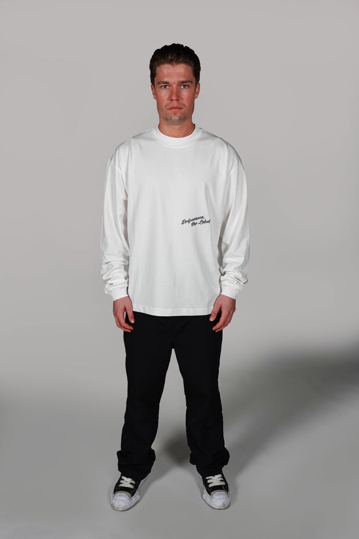 UNSPOKEN POWER LONGSLEEVE T-SHIRT WHITE
